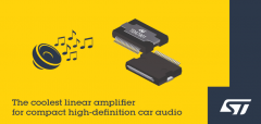 ST发布高集成度车规音频放大器，高清音质与G类