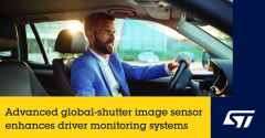 st推出新全局图像传感器，让驾驶员DMS经济又可靠